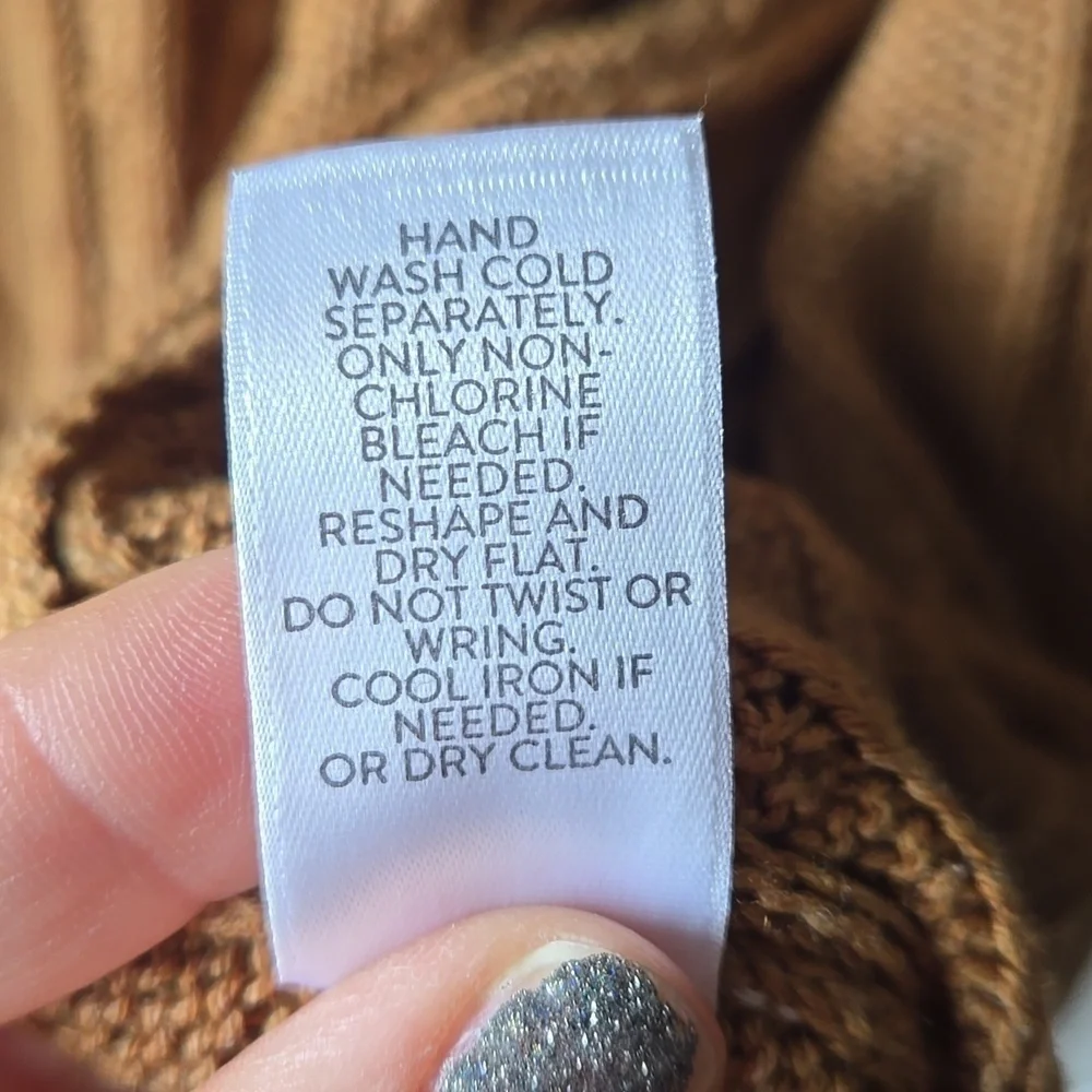 J. Jill Cable Knit Long Line Cardigan Sweater